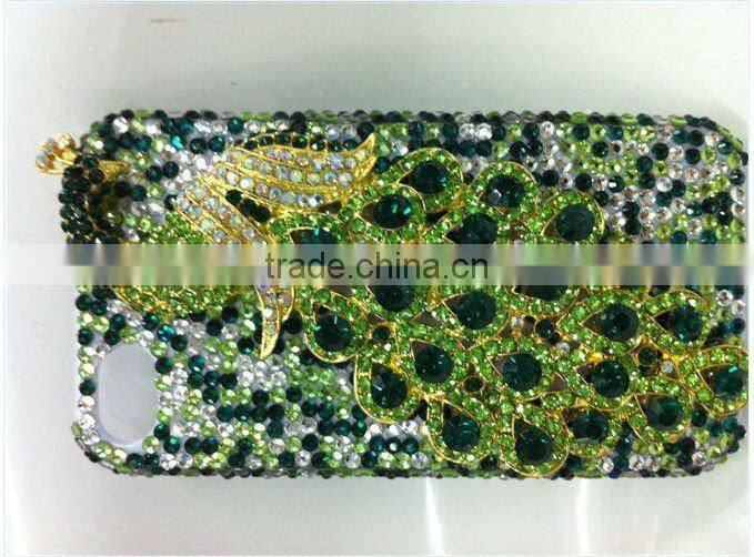 peacock case for iphone 4g peacock chrome diamond case for iphone 4