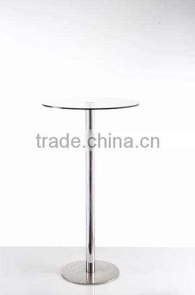glass table bar dining table banquet glass top bar table