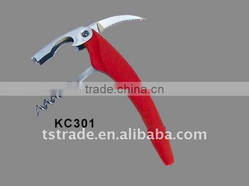 2014 Stainless Steel Multi function Keychain wine bottle opener KC1050
