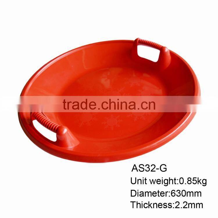 PLASTIC FLYING SAUCER SNOW SLEDS Downhill Pro Disc Winter Saucer Snow Sled snow fly