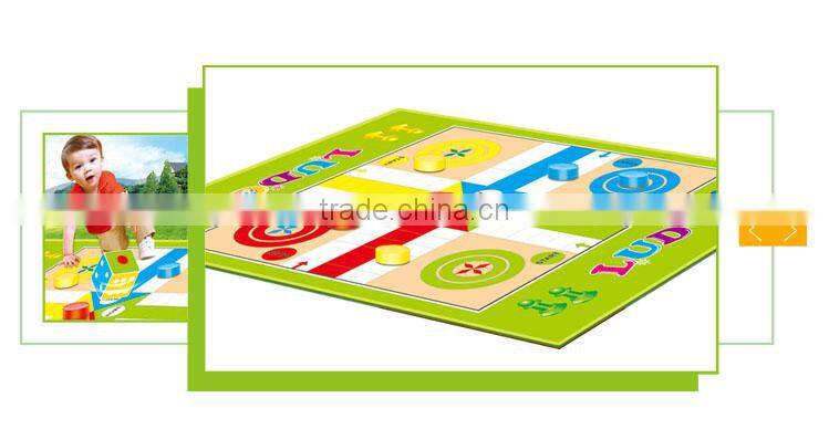 Intelligence toys big size ludo game mat for kids