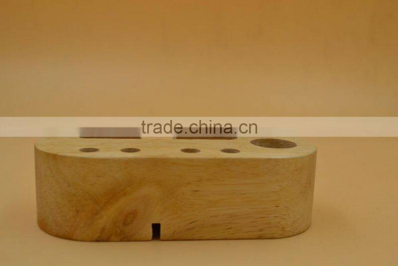 wooden card holder,wooden pen holder