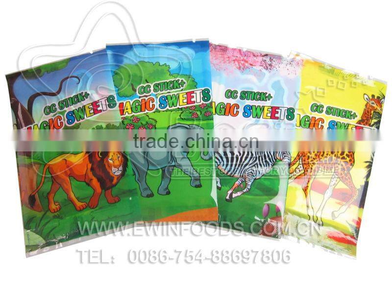 Lovely Animals Sticker With CC Stick Candy