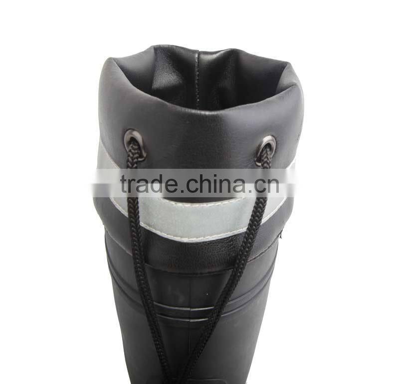 reflective tape PVC safety waterproof rain boot