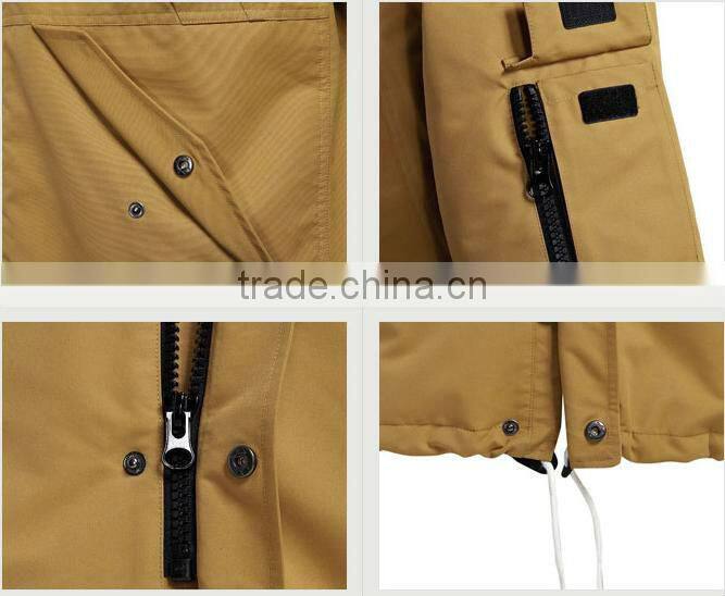 nylon waterproof warm winter jacket