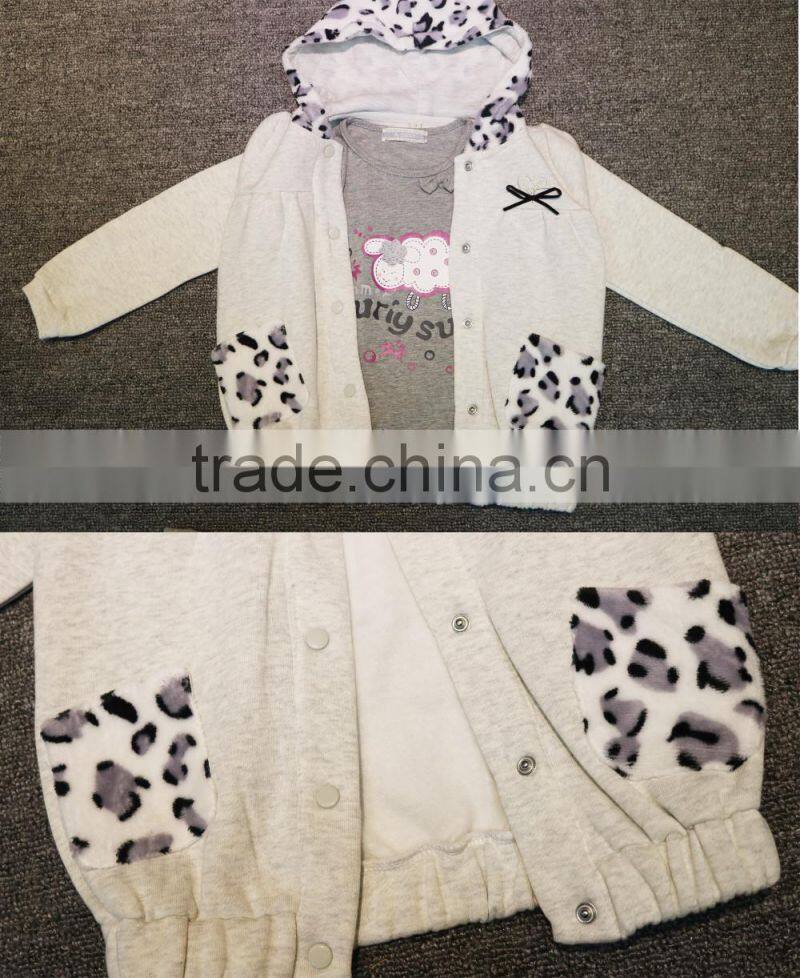 Child Girl Winter Outfit Hoodies Kids Clothing Girls Set