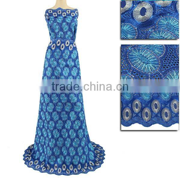 Pretty design swiss voile lace charming See Through african swiss lace