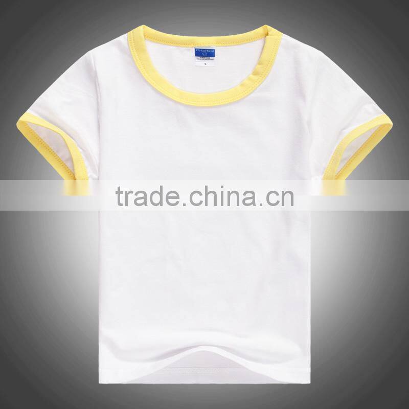 Kids clothes high quality soft cotton t shirt children o neck t-shirt custom