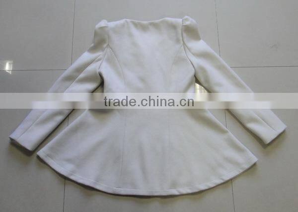 2016 long white wool overcoats fashion women