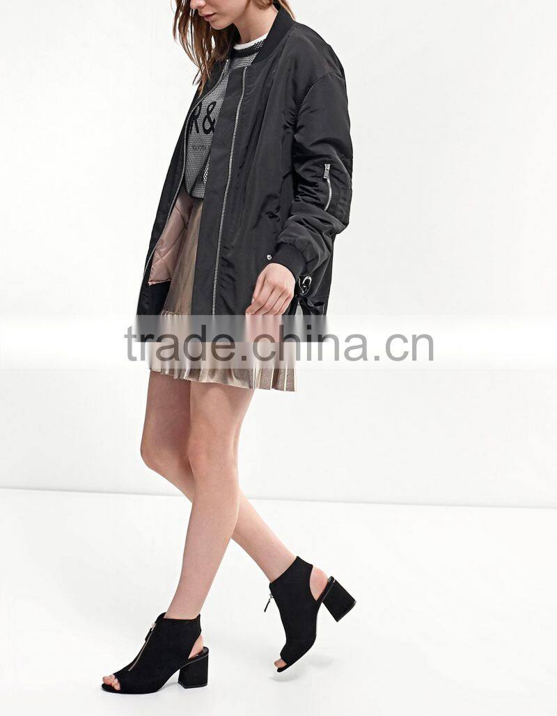 types of fabric material flight jacket bomber wholesale woodland korean blazer women