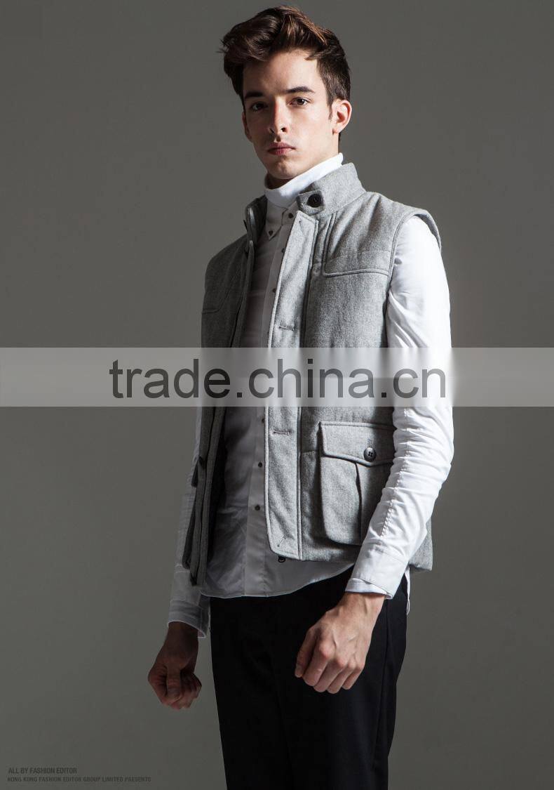2015 Good After-Sales Spring OEM Men Cotton Vest