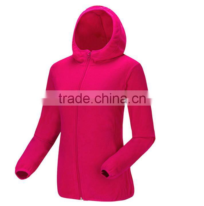New 2017 -2018Winter Women Cheap Fashion Zip Up Polar Fleece jacket