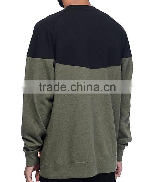 Custom crew neck loose blank hoodie&sweatshirt for men