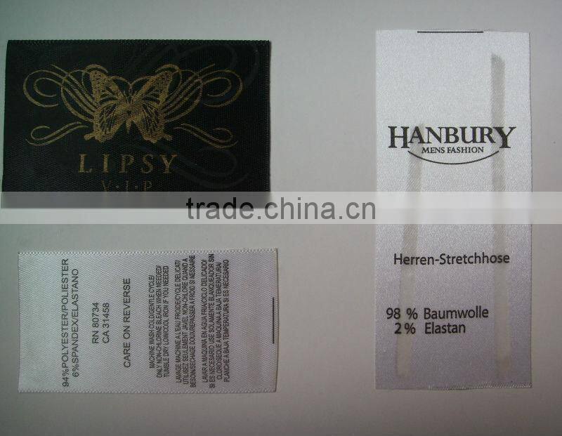 Customized hang tags for clothing