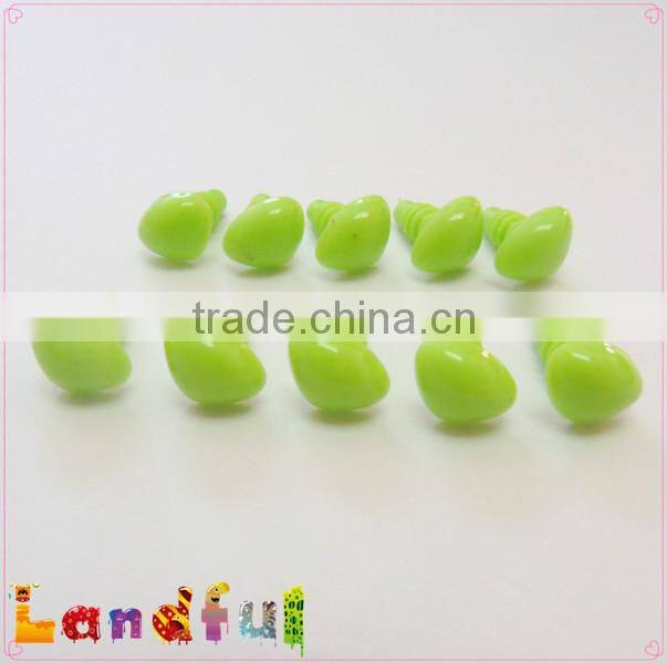 12mm Grass Green Apple Color Safety Nose Triangle Nose Doll Nose