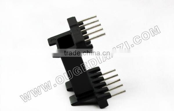 EFD20 horizontal pin5:5 wire slot plastic bobbin