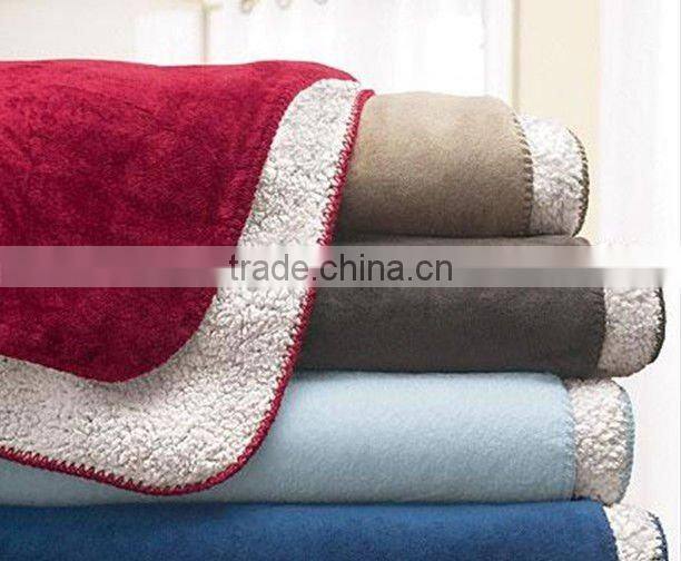 Wholesale super soft mink 100% polyester blankets made in china