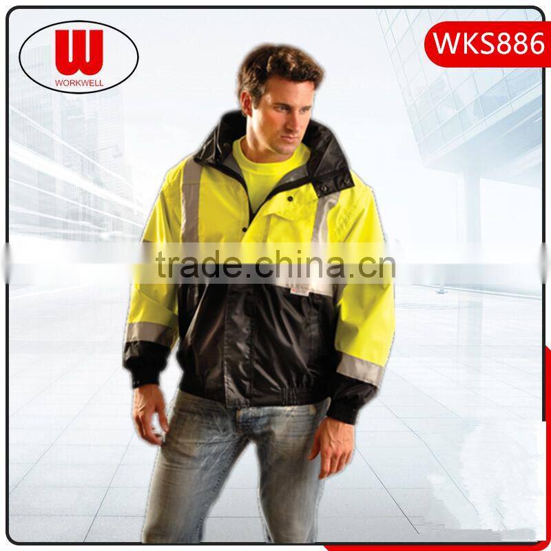 Waterproof breathable working jackets men winter