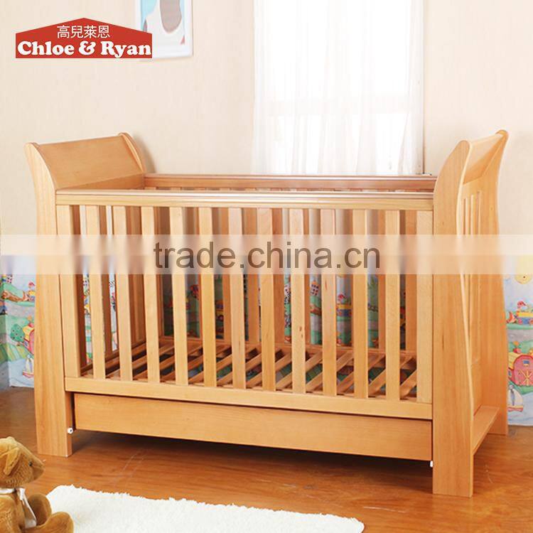 Safe& Eco-friendly Bamboo single baby bed ,baby cot/baby cribs