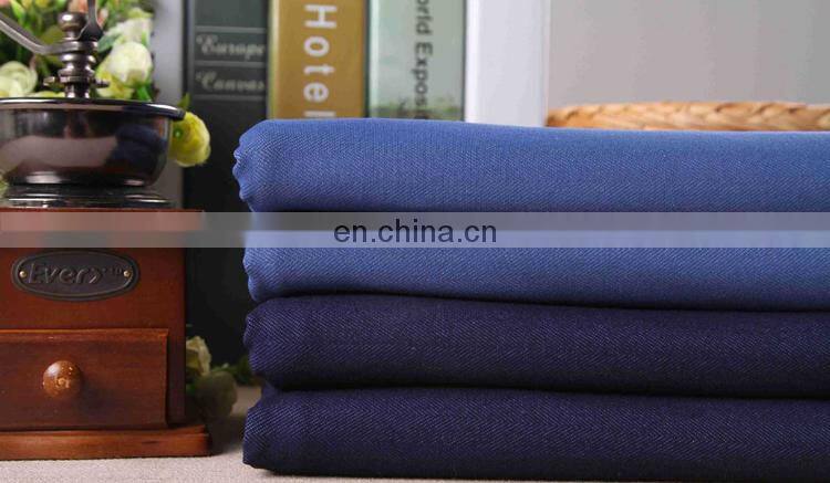 Cotton polyester stretch denim Indigo blue denim with 10oz denim fabric stock