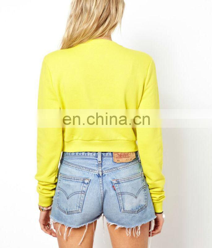 CHEFON Cropped Boyfriend Sweatshirt CAH0005