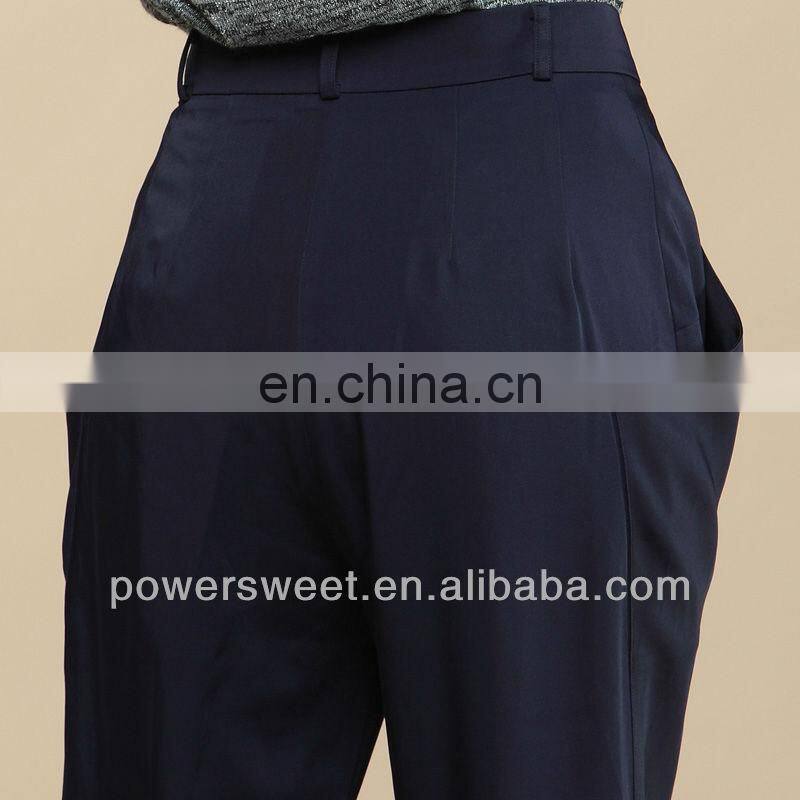 spandex sharem pants with small leg hem pant