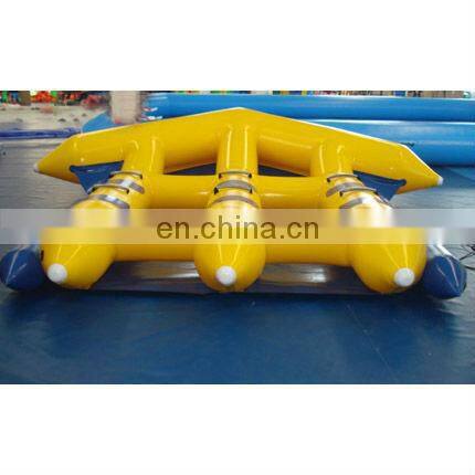 inflatable 6 seat fly fish water game, aqua fly fish toy customized colour