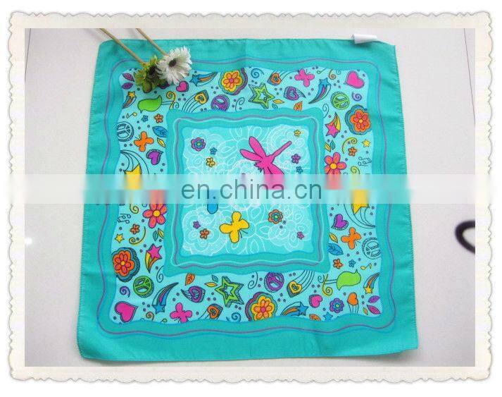 beautiful design for children's printed cotton handkerchief