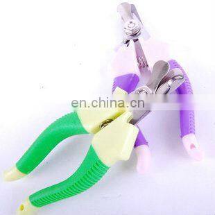 Plastic Handle Pet Dog Nail Trimmer, Animal Care Grooming Prodcuts Manufacturer