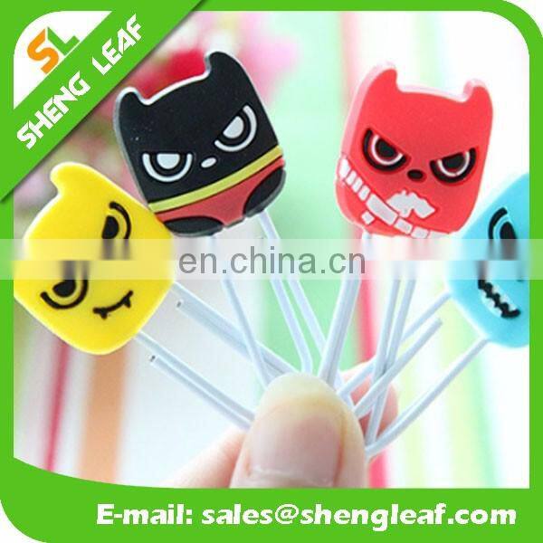 wholesale beautiful bookmark OEM rubber bookmark