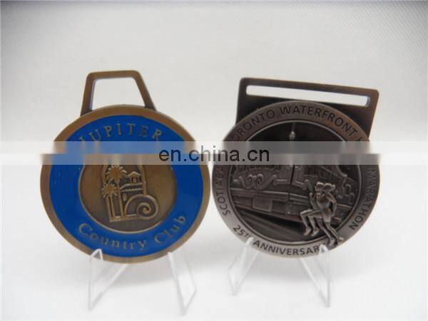 top quality metal blank name tag for golf bag