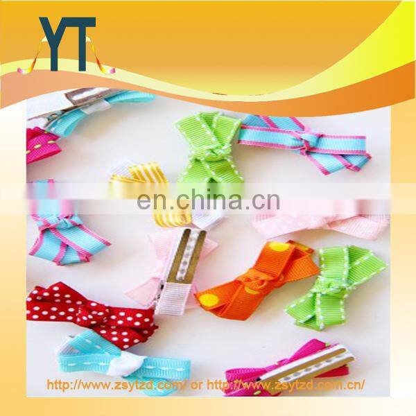 Zhong Shan Factory Colorful Mini Cute hair bow/barrette/hair pin
