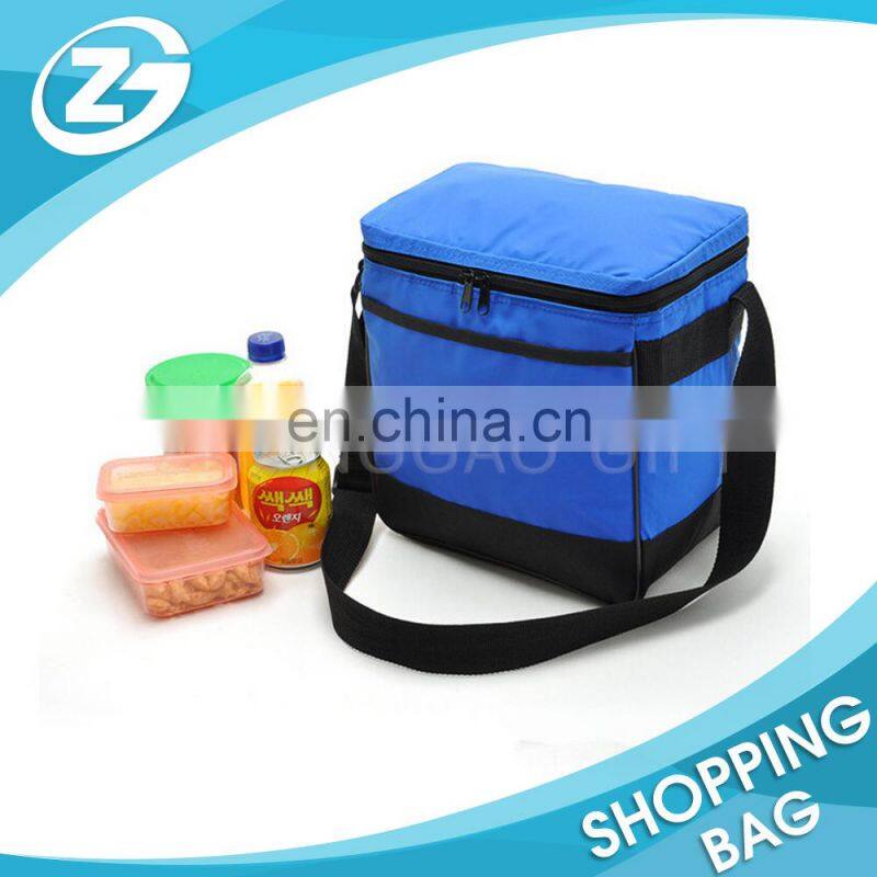 Manufacturer Custom Shaped Fancy Eco-friendly Reusable Personalized Fitness Ice Hot And Cold 210D Green Ice Cream Cooler Bag