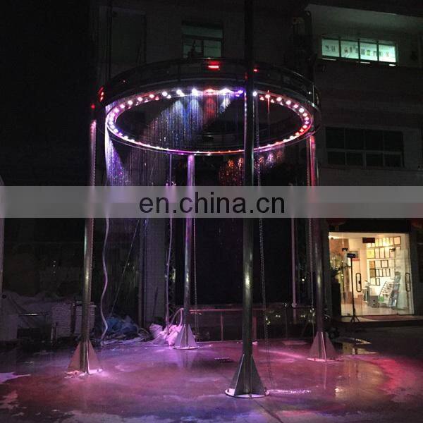 For big show,shopping mall use graphic digital water curtain fountain