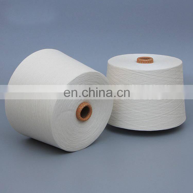 Dyed Custom high quality ring spun 21s-32s black white color combed 100% cotton yarn for socks on sale