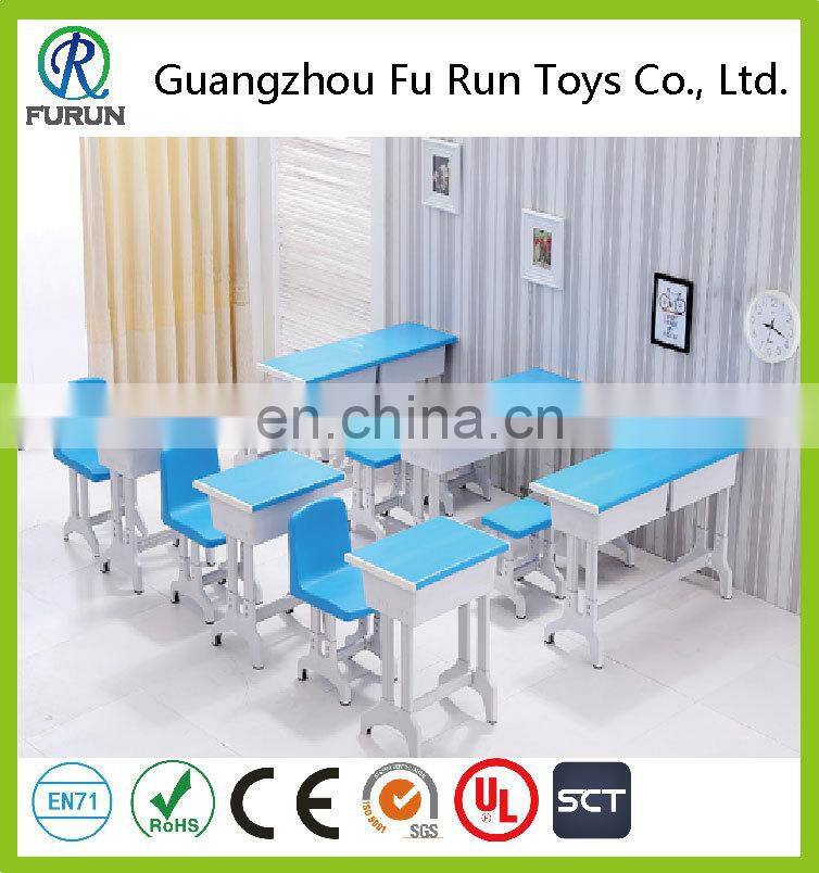 Double Standard Classroom Desk And Chair Set Classroom Desk And Chair For Children
