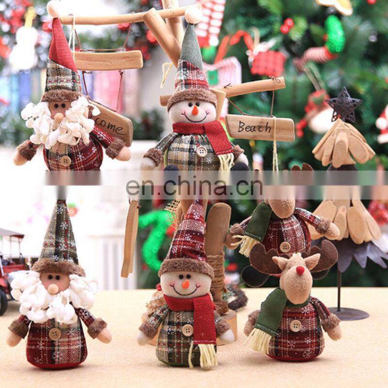 2020 Snowman santa Party christmas tree decoration