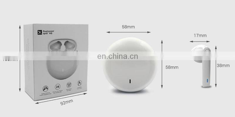 Noise Cancelling Stable Sound Qualty Smart Sensor Qualcomm Chip v5.0 TWS Wireless Earbuds BE70