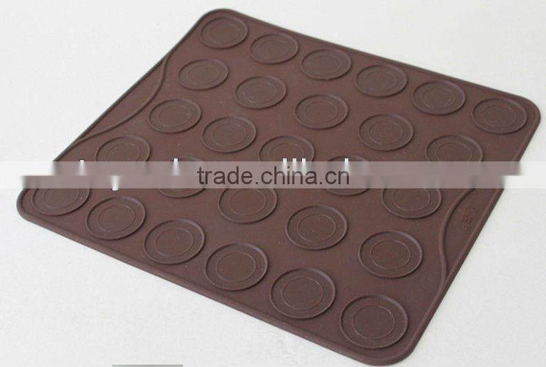 Silicone macaron mould
