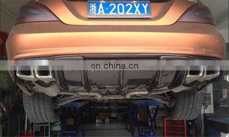 HOT SALE ! W218 CLS63 carbon fiber parts fit for MB W218 cls 63 carbon finber front spoiler diffuser rear wing