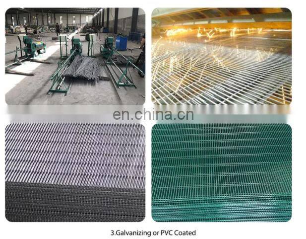 3 m PVC power coated clear view clearvu fence high security 358 anti climb fence