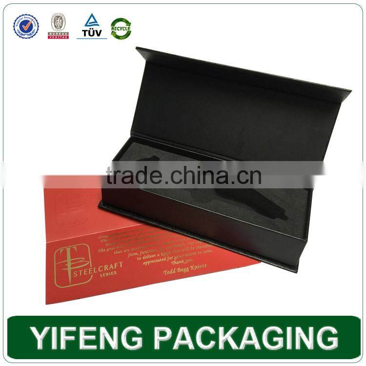 black matte lamination cardboard printed gift magnet paper box