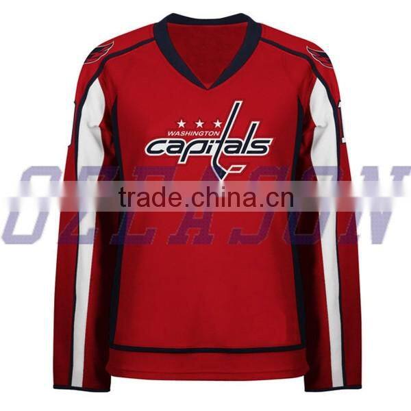 China imported ice hockey shirts custom design