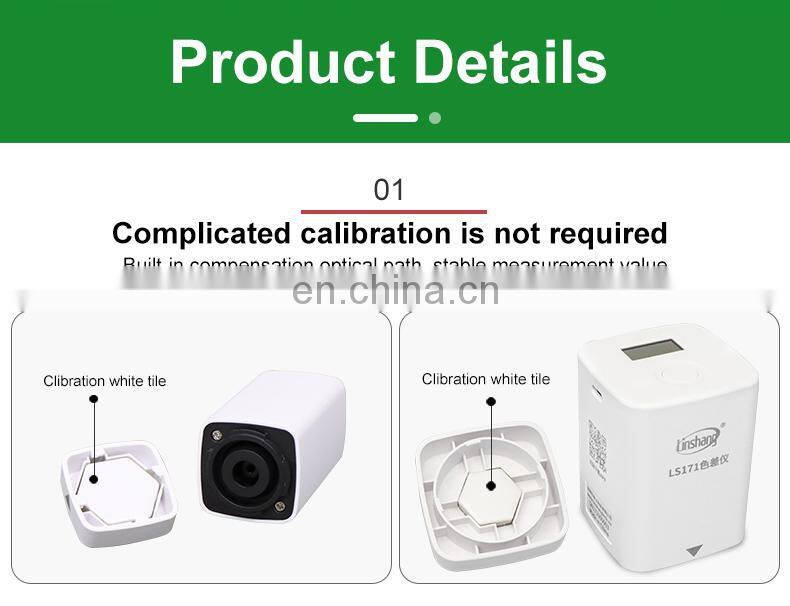 LS171 Portable Colorimeter with Cellphone APP For Printing Coating Ceramics Textiles Color Difference