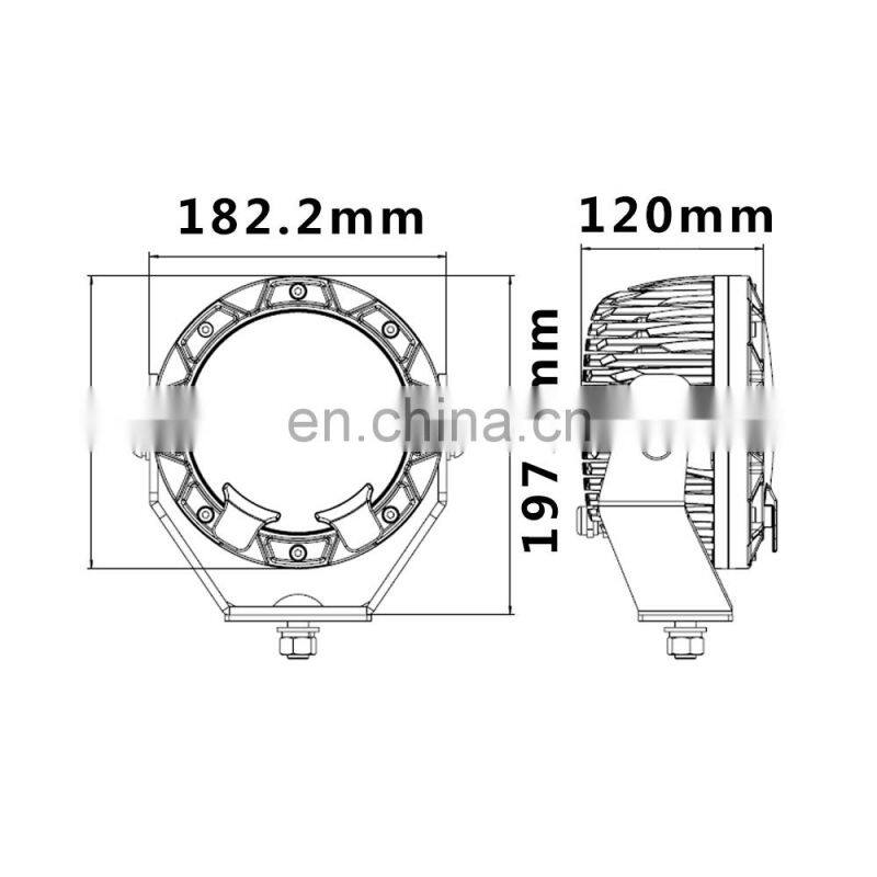 9-32V DC spot beam led work light led road work light