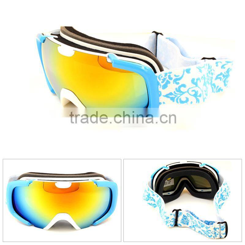 New arrival mens winter PC ski goggles windproof snow sport eyewear
