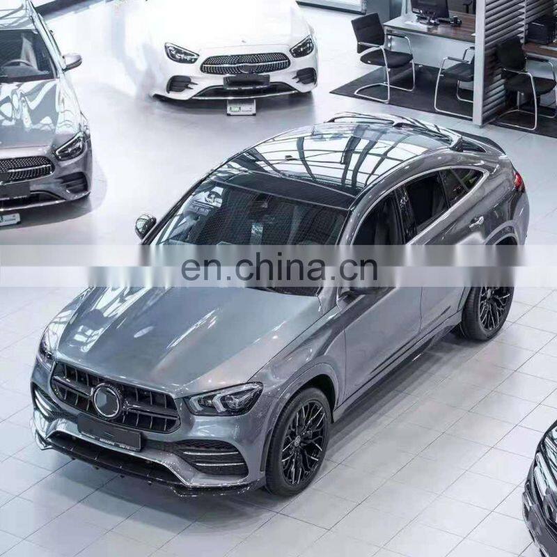 Runde For Mercedes 19-21 GLE C167 W167 GLE 43 53 Coupe LARTE Design Carbon Fiber Body Kits Front Lip Rear Diffuser Spoiler