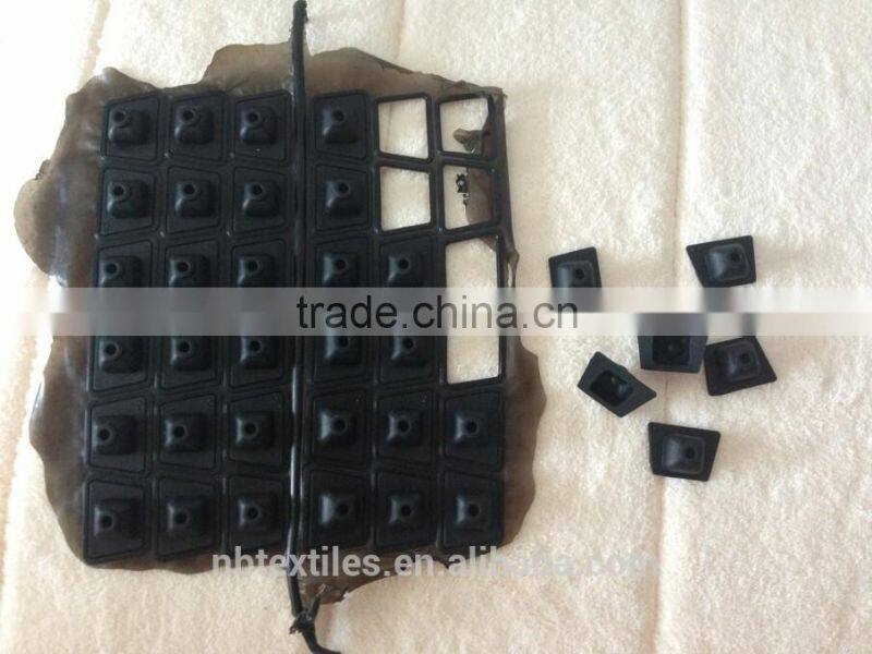 Silicone rubber push button