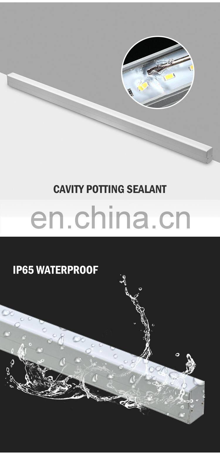 Hot Sale Smd Shopping Mall Office Aluminum Ip65 Waterproof 12w 24w Led Linear Lighting