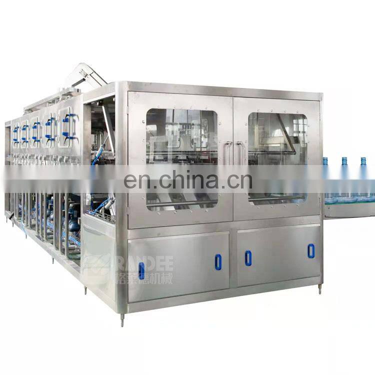 Automatic 5 gallon bottled water filling bottling machine line with water purification system